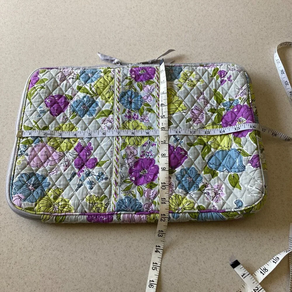 Vera Bradley Laptop Case EUC Watercolor Pattern